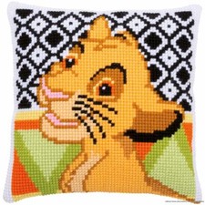 Vervaco Coussin au point de croix "Disney Simba", dessin