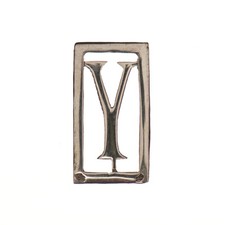 Monogramme Y Lettre en Argent
