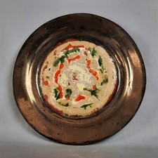 Assiette Maiolica Mural Figure