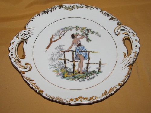 Plat gâteaux porcelaine - à,