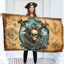Drapeau pirate 90 x 150 cm