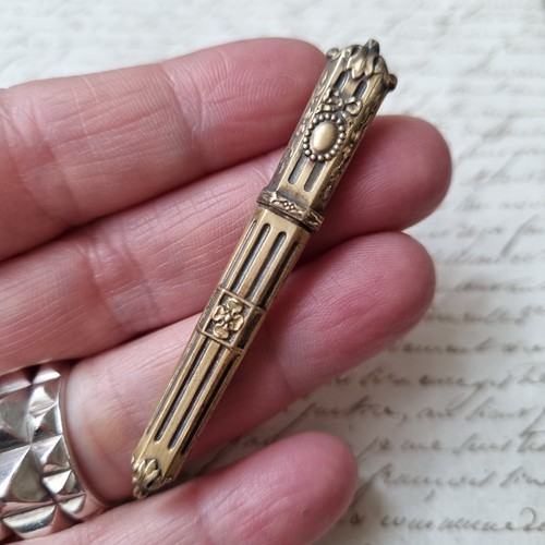 Etui aiguilles vermeil argent - etui,