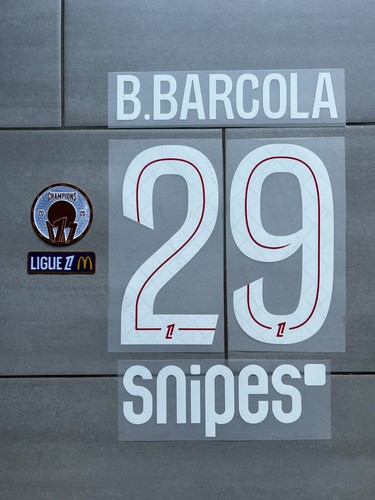 Flocage barcola psg home - flocage,