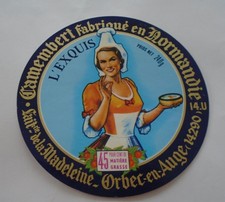 camembert  L' EXQUIS  LAITERIE  LA MADELEINE,   ORBEC , en ,AUGE 14290