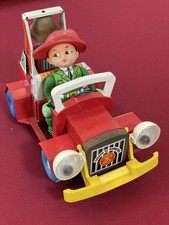 Jouet Ancien Metal Voiture Pompier Cuerpo De Bomberos Rare Fonctionne