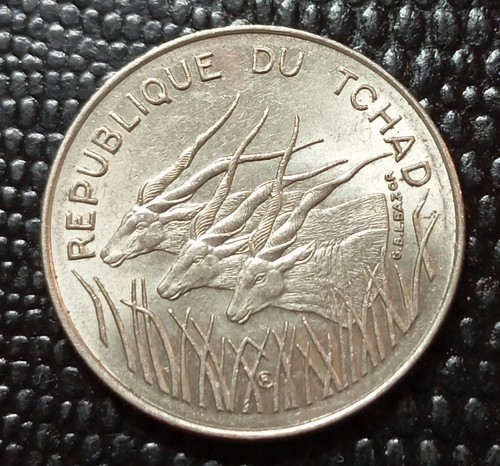 Tchad 100 francs 1972 nickel - francs,