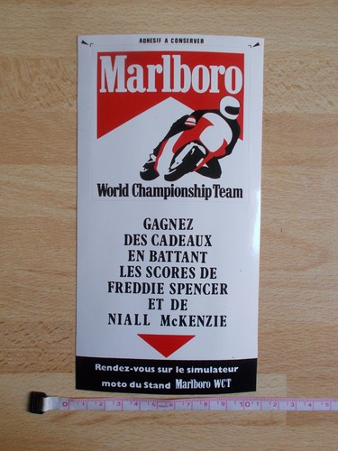Autocollant moto marlboro - moto,