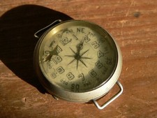 rarissime ancienne Montre boussole instrument navigation XIXe compass watch 19th