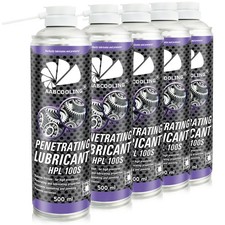 GRAISSE UNIVERSELLE SPRAY ADHÉSIF 5x500ml PRODUIT D'ENTRETIEN POUR VOITURE,...