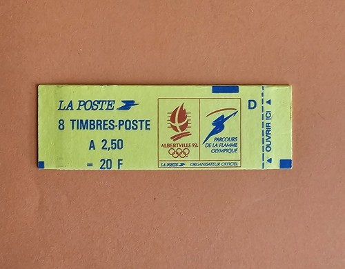 Carnet timbres albertville - carnet,
