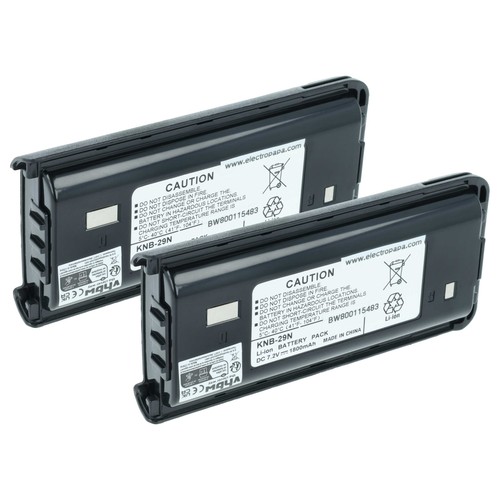 Batterie pour kenwood - 2x,