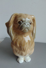 Chien  Pékinois porcelaine