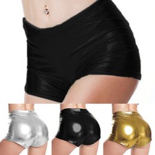 Pantalon short femme à la mode taille haute chaud intérieur bureau polyester