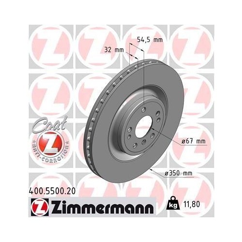 Disque frein zimmermann - disque,