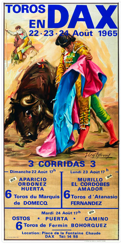 Affiche poster corrida dax - ,