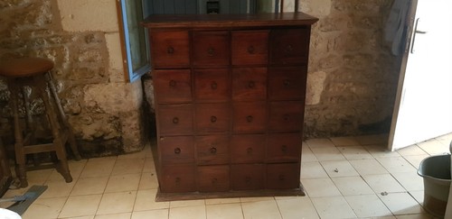 Grainetier tiroirs bois - grainetier,