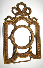 ancien cadre photo en bronze