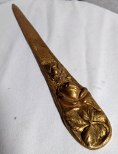 Coupe papier ancien bronze - coupe,