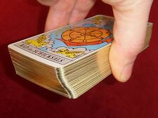 Ancien tarot Rider Waite Smith Deluxe 1971 fortune telling card allemand VINTAGE