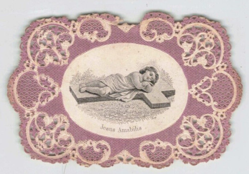 Ancienne image pieuse canivet - ancienne,