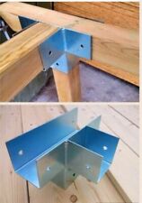 Connecteurs pour 4 poteaux en bois joint en acier galvanisé pour pergolas