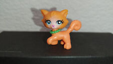 POLLY POCKET SPARKLIN' PETS MATTEL CHAT BEIGE YEUX BLEU COLLIER CAT