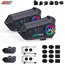 Casque De Moto Bluetooth 2X