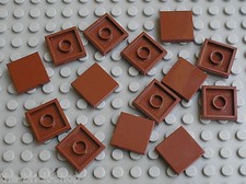 Lot  tile RedBrown 2 x 2 ref