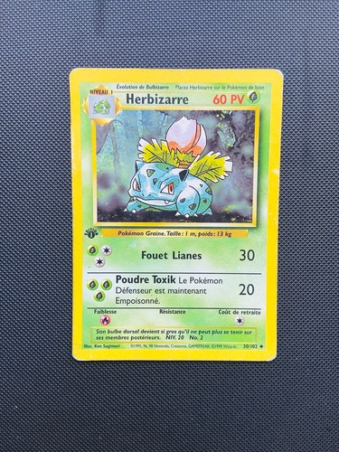 Carte pokemon herbizarre - carte,