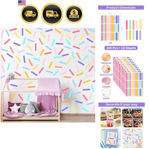 Confetti wall decals kids - decals,