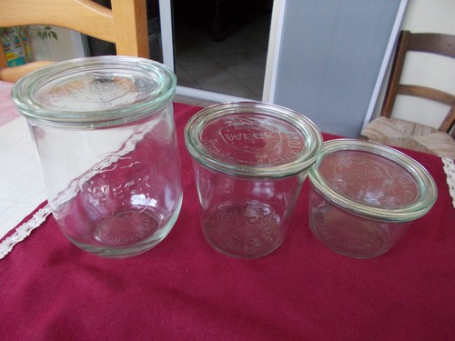 Petits pots verre weck - petits,
