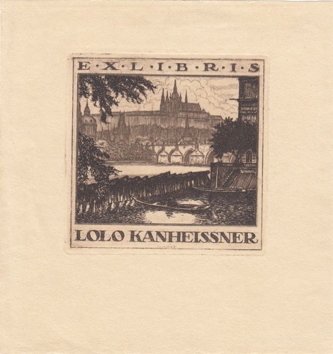 Exlibris gravure jilovsky - exlibris,,