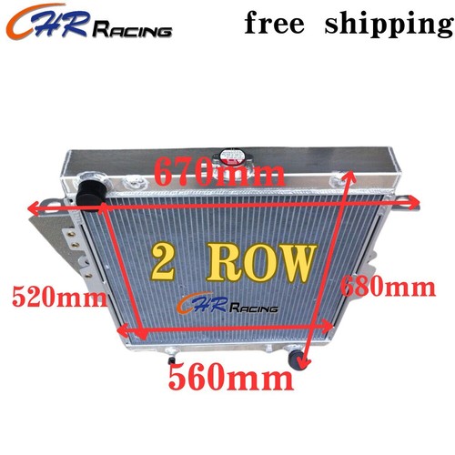 Row aluminum radiator - radiator, for