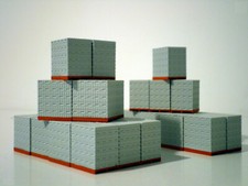 modèles de camions WSI gris pierres (idéal pour le chargement), échelle 1:50