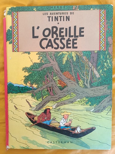 Tintin oreille cassée - l’oreille,