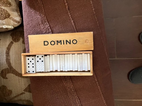 Jeu dominos vintage - jeu, de