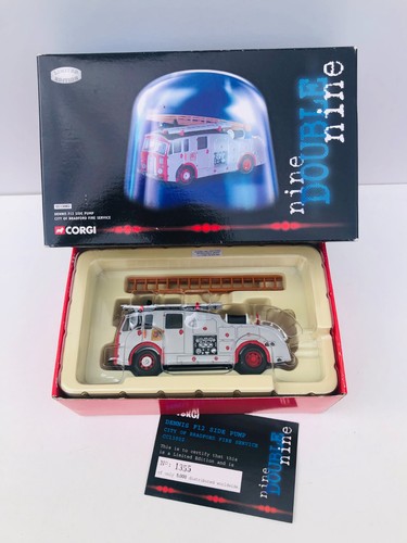 Corgi pompier camion - corgi,