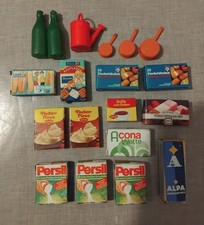 JOUET ANCIEN LOT DE 13 BOITES DE BOITES MINIATURES D’ÉPICERIE VINTAGE