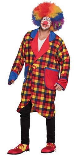 Veste clown adulte - de, taille