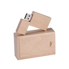 Coffret clé USB personnalisable, Clé USB en bois avec boîte en bois , 8Go USB 2