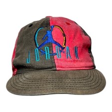 VINTAGE NIKE AIR JORDAN JUMPMAN VINTAGE ANNÉES 90 NOIR SNAPBACK CASQUETTE TAIWAN