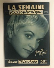 ►LA SEMAINE RADIOPHONIQUE 32/1957 J.PRIVAT - COUSTEAU - MAISON DE LA RADIO PARIS