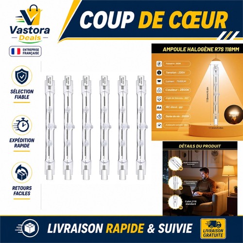 Morotty ampoule halogène - ampoule, r7s