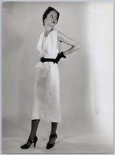 1960's Mode Femme Robe & Beret