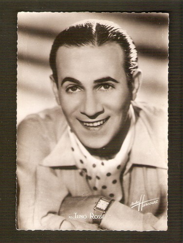Tino rossi carte postale - tino,