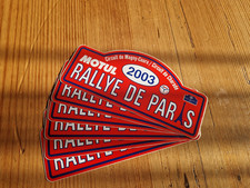 NOS STICKER PLAQUE RALLYE DE
