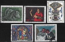 FRANCE - Série de 5 timbres