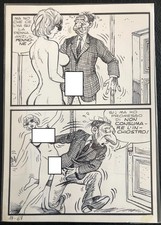 MILO MANARA tavola planche EP RISATE Il miracolo del cacchio ORIGINAL  TBE 