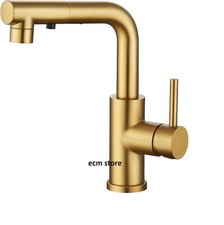 CREA Robinet Cuisine avec Douchette Extractible Doré 101413 Robinet Mitigeur