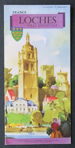 Brochure touristique loches - brochure,